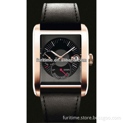 custom watches real leather strap quartz stainless steel watch water resistant stainless steel case back watch custom watches